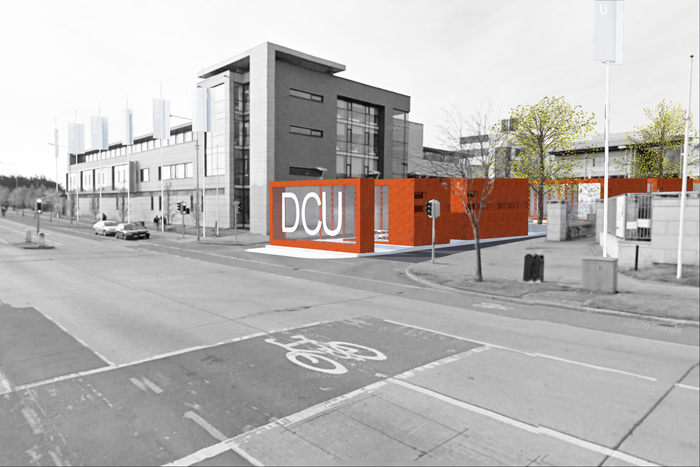 New main entrance to Dublin City University